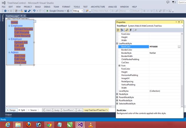 set background color
